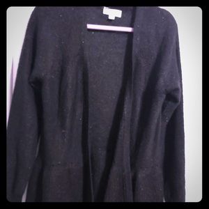 Black sweater cardigan
